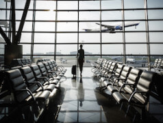 woman at airport