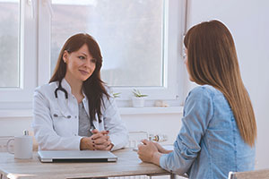 doctor consulting with patient